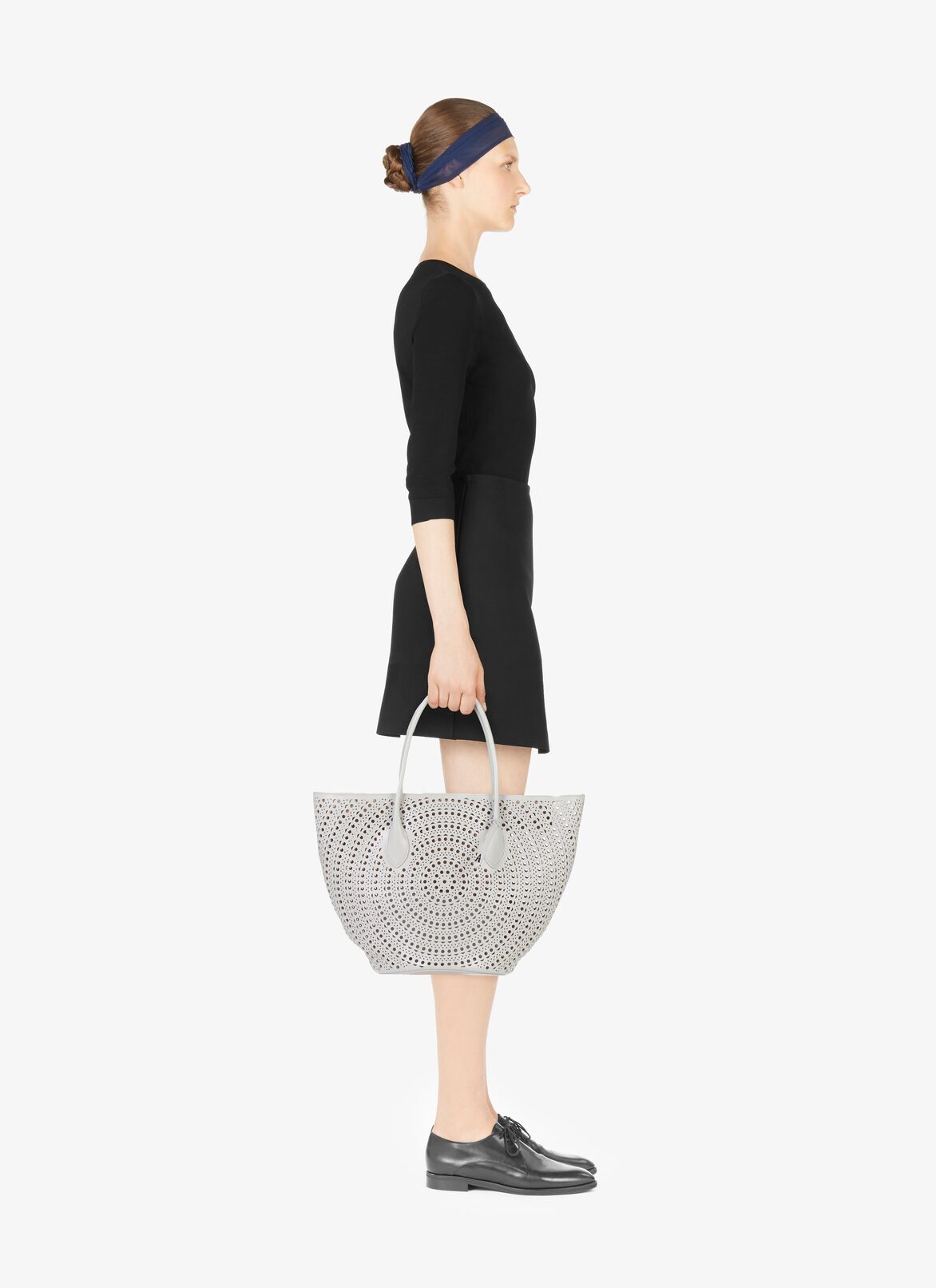 Latifa 20 Handbag ALAÏA LIGHT GRAY LATIFA 20 HANDBAG
